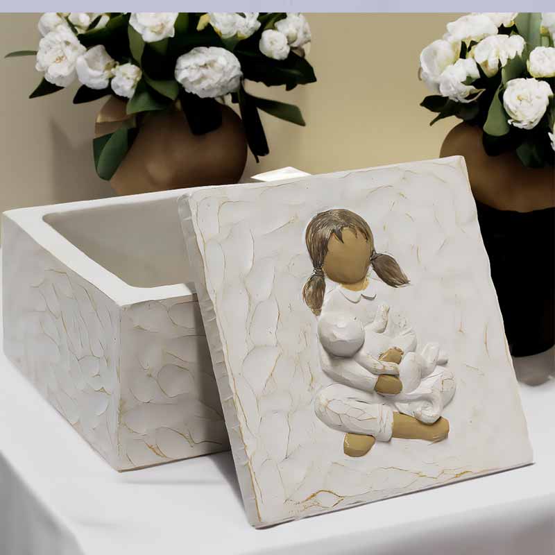 Angel Dog and Cat Memorial Cremation Universal funeral box